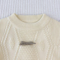 New autumn/winter girls' korean style knitted sweater set: bowknot long-sleeve pullover top and midi skirt two-piece outfit