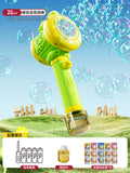 2025 new cartoon electric bubble machine - kids' handheld automatic bubble wand - summer beach family fun toy
