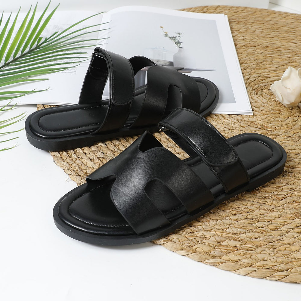 2025 summer fashion unisex slip-on flat sandals