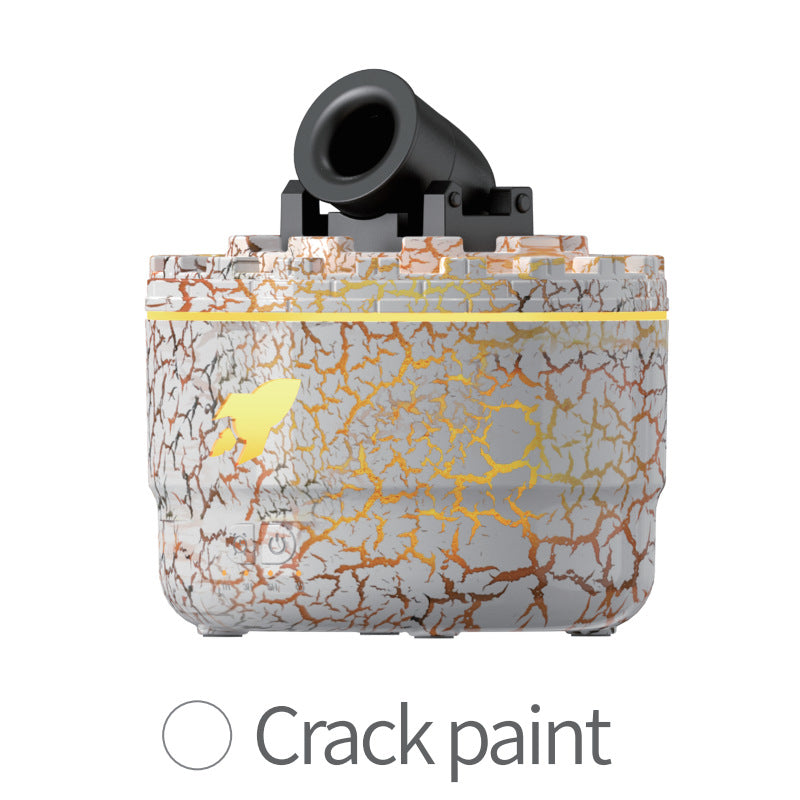 2025 new turret-style colorful crackle diffuser - home desktop humidifier & essential oil aromatherapy diffuser