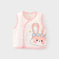Babibele autumn winter baby belly vest baby double layer vest kids waistcoat vest pure cotton heattechtops