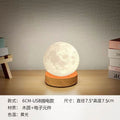 Original wooden moon night light desktop bedside bedroom usb direct plug-in moon with switch small table lamp ce certification