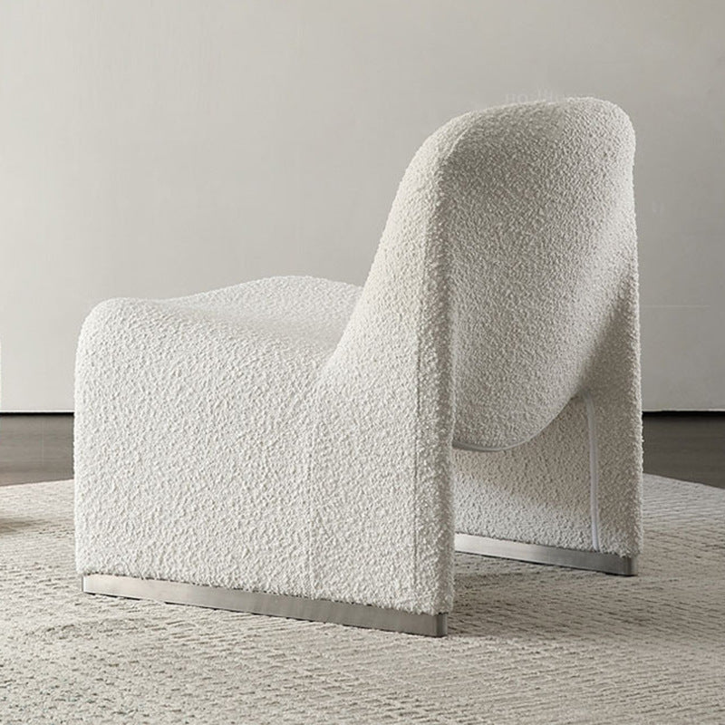 Hill chair bauhaus living room casualpopular creative cashmere single sofa cream style cloakroom makeup chair