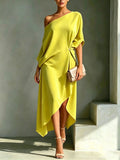 european and american cross-border  independent station new arrivalelegantelegancenormcore cotton and linen women's sleeveless dress
