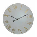 New retro roman numeral silent wall clock - quartz clock for living room, bedroom, home decor, and stylish wall mount