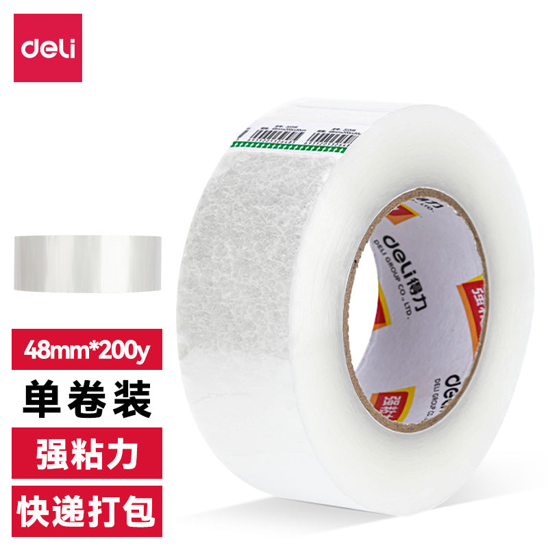 Deli 30249 sealing tape 48mm sealing tape 4.8cm strong packing scotch tape large width tape