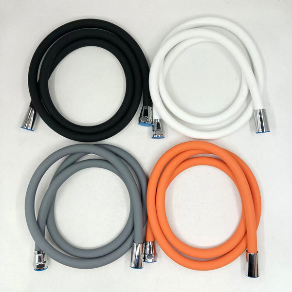 Silicone shower hose Shower hose Explosion-proof thickened pipe Water inlet encrypted shower pipe Four-quarter bath hot water hose