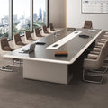 Saint li painted conference table - high-end, large-scale meeting room bench table and chairs for meetings and negotiations