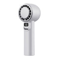 New high-speed handheld fan usb mini 100-speed stepless speed adjustment digital display outdoor silent mini small fan