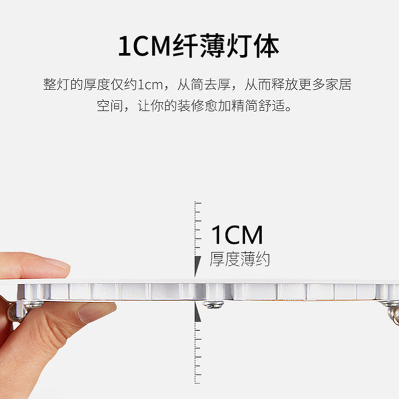 North America Canada Iron Box Panel Light 3cct5cct Dimmable  Hot Sale Cross-border Supply Small Panel Light