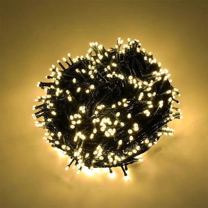 LED waterproof solar small colorful lights flashing lights string lights Gypsy stars household outdoor waterproof holiday decoration star lights