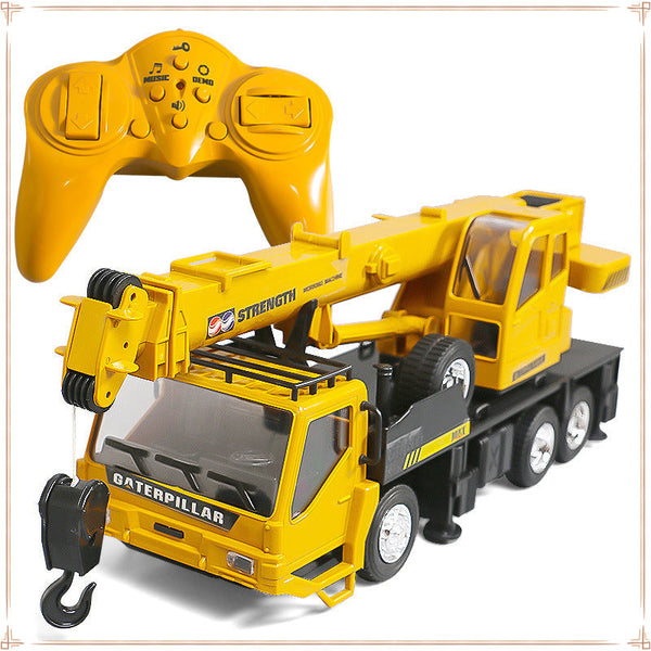 Remote Control Simulation Remote Control Crane Crane Electric Wireless Remote Control Crane Toy Car Remote Control Crane Lighting Sound Effects