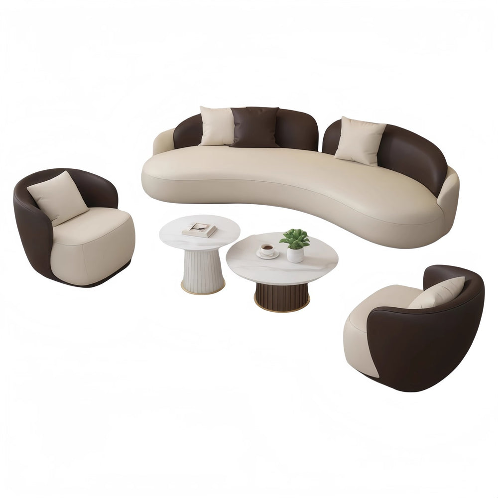 Luxury-style hotel lobby office lounge area reception sofa beauty salon hallway meeting reception curved sofa