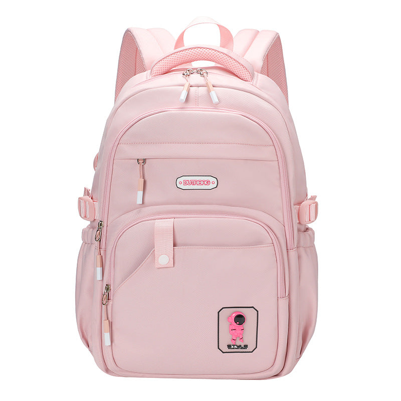 School bag for women, small, fresh, simple and lightweight backpack, large capacity, college student campus backpack 15.6 inch computer bag