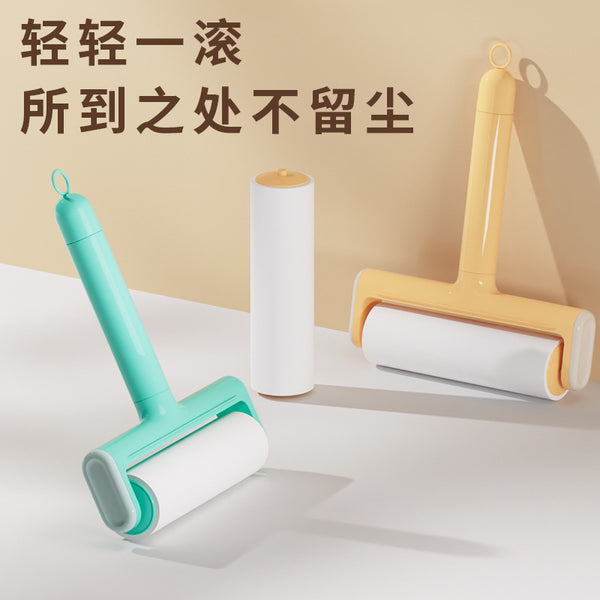 New roller sticker Long handle roller brush Household roller Sticky dust gray hair Floor sticky pet artifact