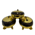 Factory price 3pcs crown large capacity thermal insulation box accessible luxury model 4l5l6l