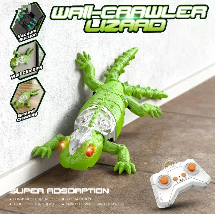remote control wall-climbing gecko electric simulation lizard bionic chameleon mechanical animal wall-climbing toy car wholesale