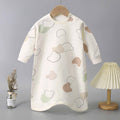 Spring & fallnew arrival baby onesie long sleeves baby romper pure cotton bottomintimatesnewborn romper boneless pajamas