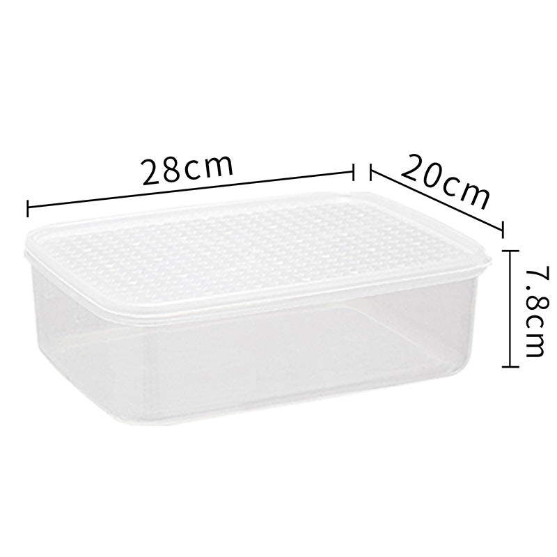 Good things refrigerator freezer storage box crisper box food grade special kitchen preparation packaging heatable storage box