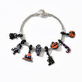 Halloween themed bracelet wholesale fashion cross-border jewelry niche ins cold hip-hop skull cat bracelet