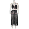 new arrival: hot-selling hand-crocheted sheer beach dress fashion set for women - perfect for  &