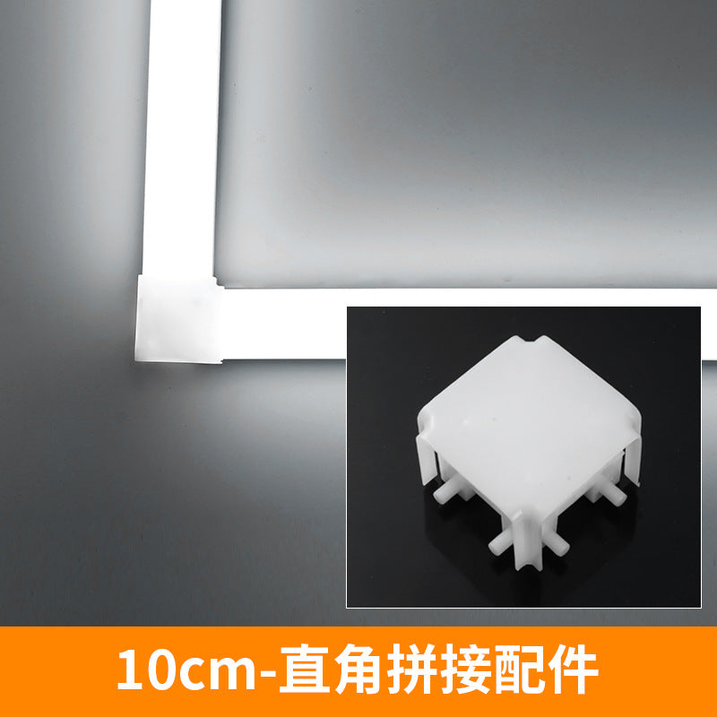 Five-sided led strip light tube, super bright daylight, 1.2m all-in-one bracket, shop office lighting