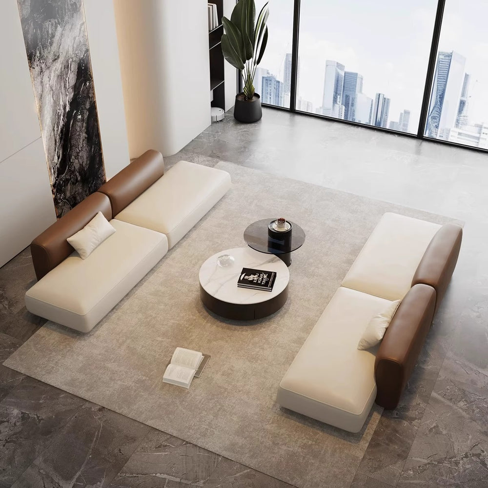 Nordic light luxury modern curved hallway sofa, designer style for small apartments, living rooms, beauty salons, reception areas, and photography studios