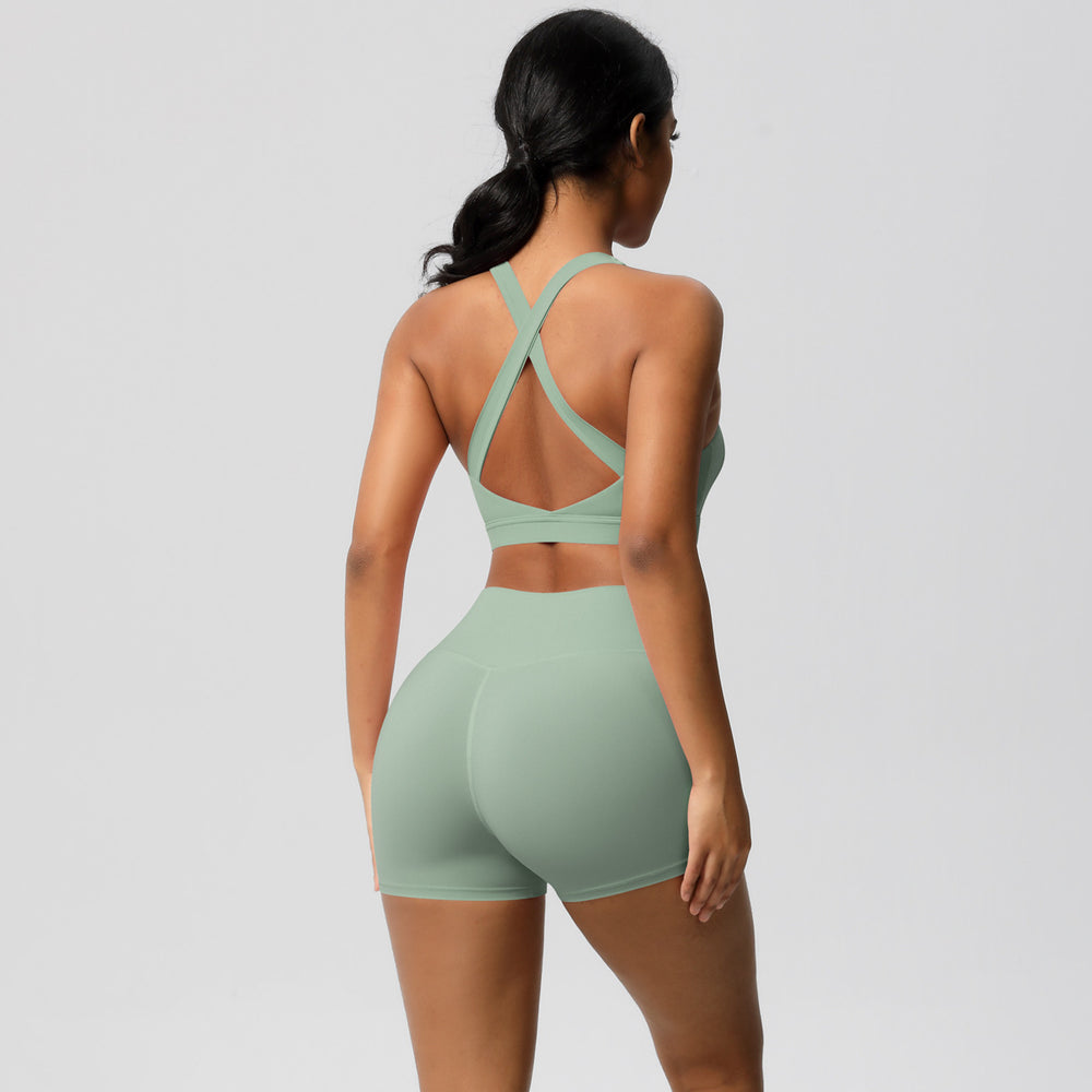 cloud feel outdoor casual running fitness suit high-intensity sports quick-drying tight butt lifting yoga suit