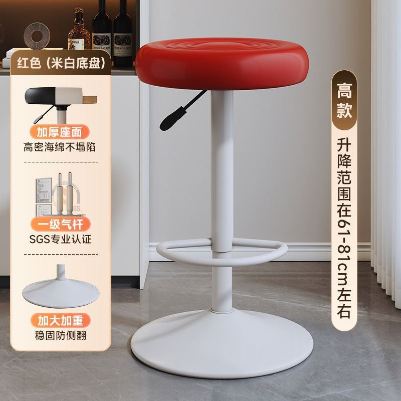 Bar chair, cashier, adjustable high stool, rotate bar chair, long-term sitting, high stool, island bar stool