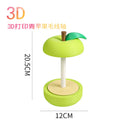 3d printed cartoon apple yarn spool double single axis home portable yarn rotating shaft holder tool