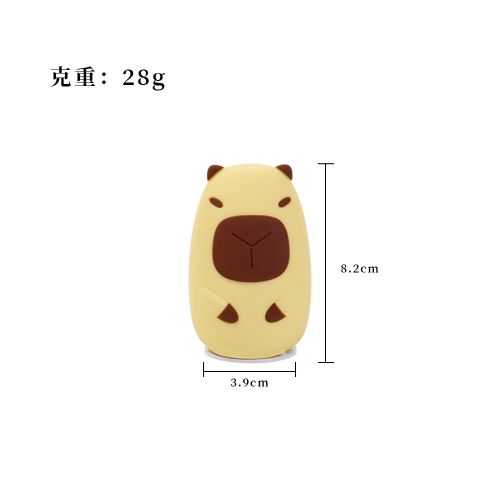 Food-grade silicone mini pat lamp household bedroom small night light study ornament bedside sleeping gift