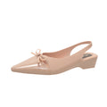 2026new arrival sandals pointed toe women's high heels easiest for match mary jane thick heel sandals back empty shallow mouth fashionoutwear sandals