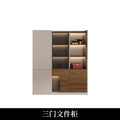Office minimalist modern file cabinet wooden document financial records small cabinet low cabinet panel drawer style