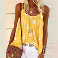 summernew arrivaldaisy floral camisole looseslimming lookins styletops inner wear vacationcasual women's style