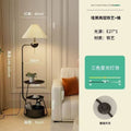 Scandinavianaccessible luxury cream style floor lamp living room sofa storage ornament bedroom bedside table all-in-one vertical lamp pull cord