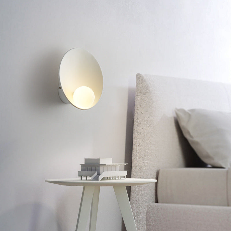 Wabi Sansi wind wall lamp corridor aisle living room dining room background wall lamp designer retro Japanese bedroom bedside wall lamp