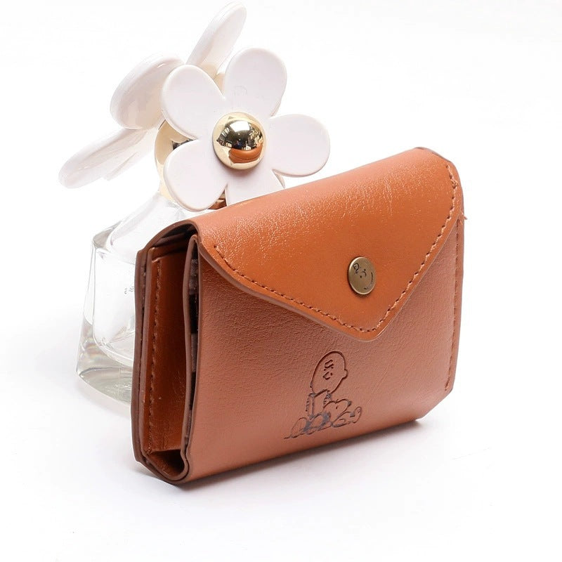 Snoopy cartoon pattern change bag style retro leather card space bag Japanese magazine appendix cute storage bag