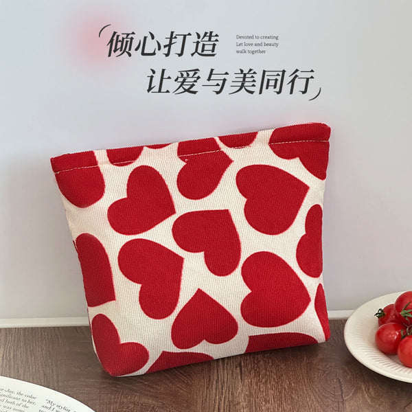 Beilian's new love storage bag, hand-held fashion bag, medium bag, large-capacity toiletries, travel cosmetic bag wholesale