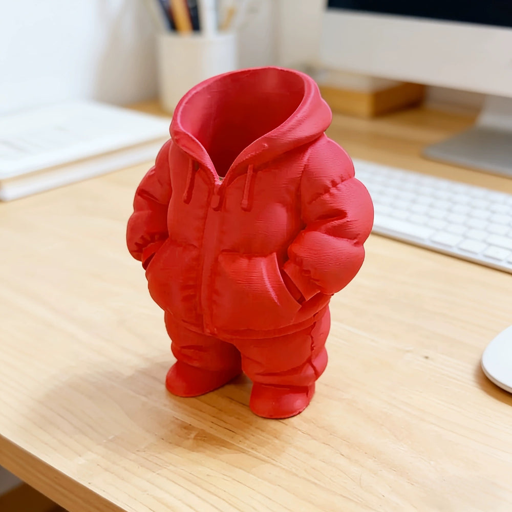 3d printed down jacket pen holder creative ornament desktop organizer home toy gift factory direct 3d