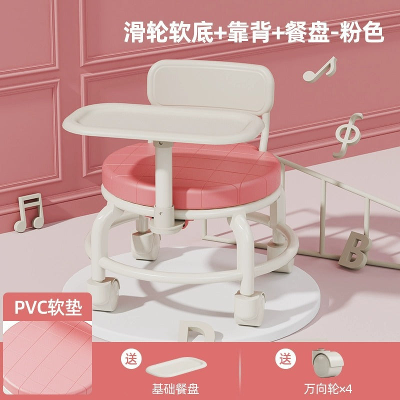 Baby Dining Chair Household Baby Thickened Plate Learning Sitting Chair Multifunctional Children's Portable Learning to Eat Dining Table and Chair