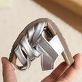Baotou sandals girl outwear woven vancahao summernew arrival student soft bottom plaideasiest for match fresh shoes sandals