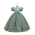 export girls' dress - lace & mesh panel, mid-to-large size, ready-to-ship, dropshipping available