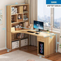 Light walnut 140cm# heightened bookcase [left and right interchangeable]