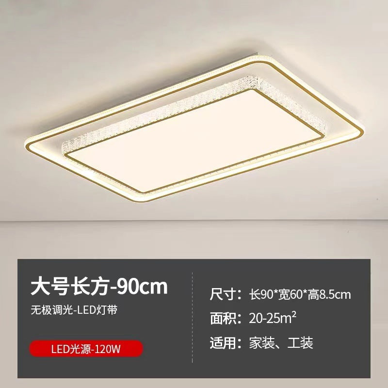 Living room light 2022 lighting combination package whole house light luxury crystal living room headlight simple atmosphere smart light led