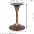 Brushed antique bronze stainless steel round pull handle 450