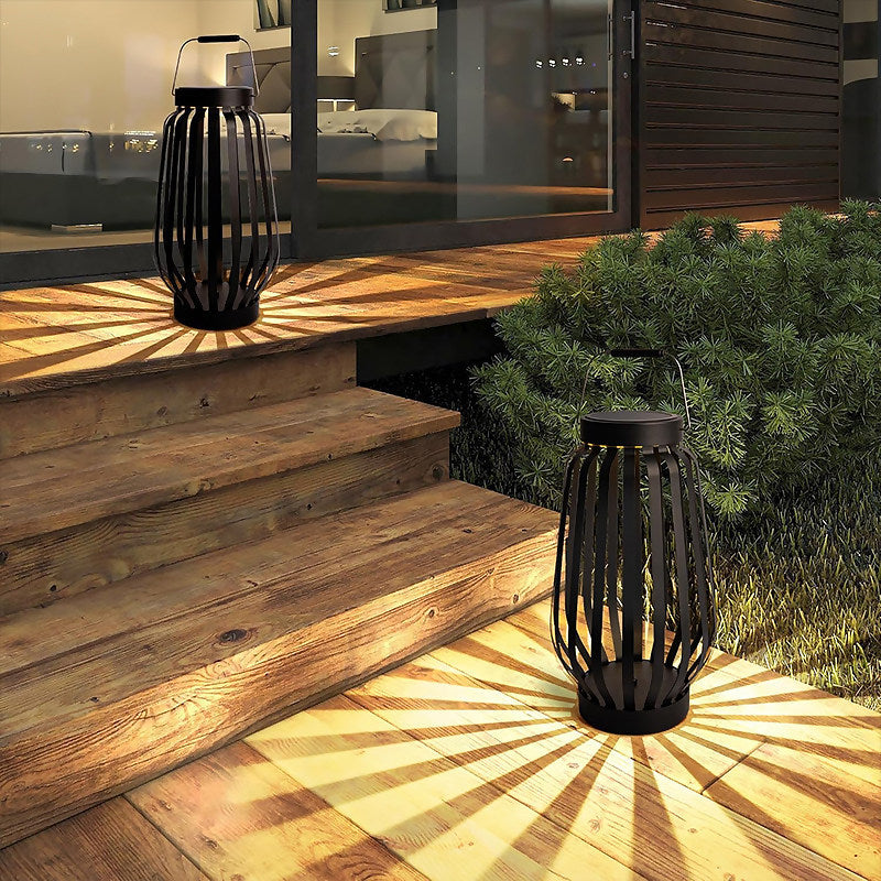 Outdoor waterproof solar lawn lamp portable lamp house garden lamp movable decorative atmosphere floor lamp