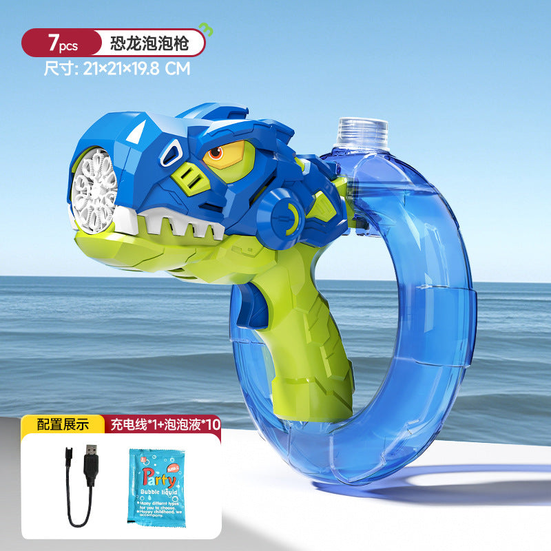 High-capacity electric bubble machine for kids - 2025 new model, fully automatic handheld bubble gun toy for girls and boys