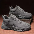 Men's safety shoes - spring work boots: waterproof, slip-resistant, wear-resistant, slip-on sneakers for construction, sports, casual wear, and work