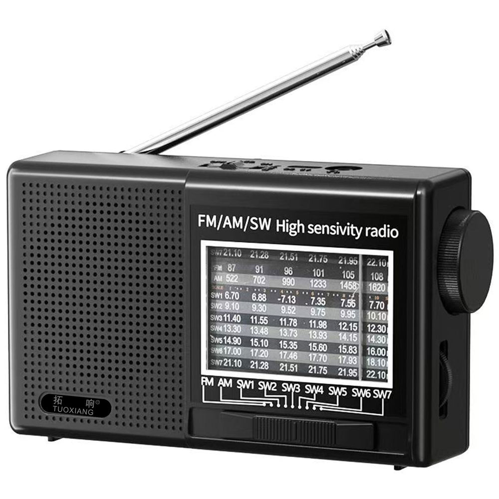 Tuoxiang t-6627 radio for the elderly rechargeable mini portable walkman full-band fm player