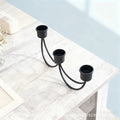 Nordic retro iron candlestick european style gold birthday home dining table candlelight dinner decoration props romantic